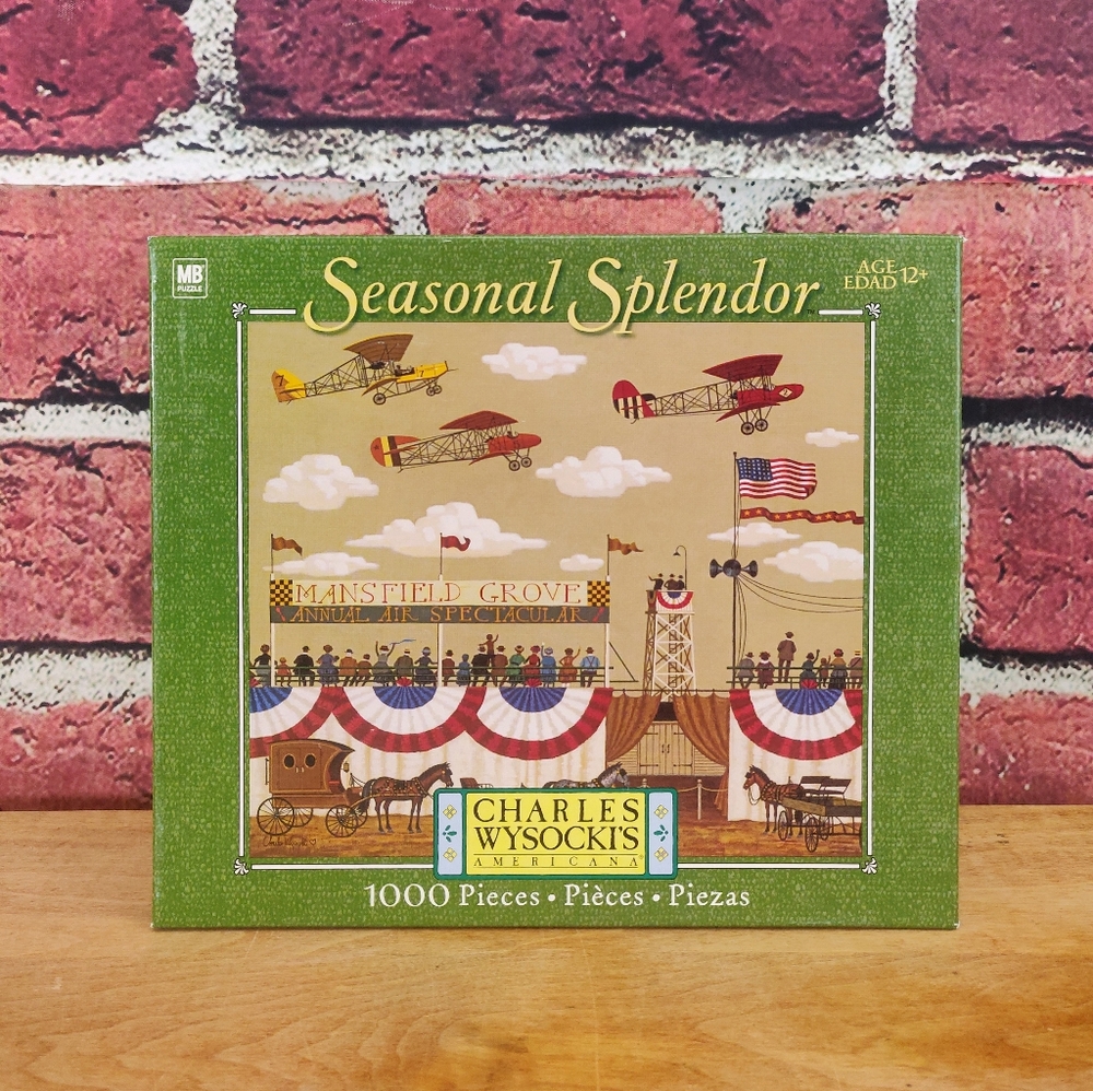 Charles Wysocki, Mansfield Air Spectacular, 1000 Piece Puzzle, New